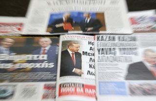 Yunan medyası, TC Cumhurbaşkanı Erdoğan'ın Atina ziyaretini manşetlerine taşıdı