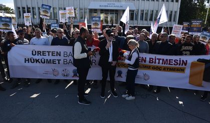 KTSO ve KTEZO hükümeti protesto için ortak eylem yaptı