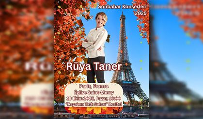Rüya Taner Paris’te piyano resitali verecek