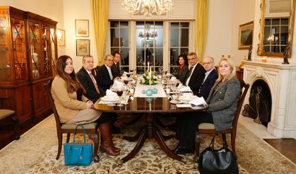 Cumhurbaşkanı Erhürman, New York'ta Büyükelçi Yıldız ile görüştü