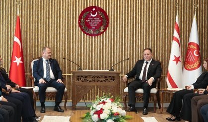 Cumhuriyet Meclisi Başkanı Öztürkler, RTÜK Başkanı Daniş ve beraberindeki heyeti kabul etti