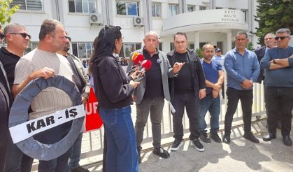 Kar-İş’ten Maliye Bakanlığı önünde eylem… Berova’nın daveti üzerine toplantı yapıldı, uzlaşıya varıldı