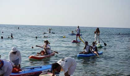 “Karaoğlanoğlu Spor Oyunları ve Deniz Şenliği” sürüyor