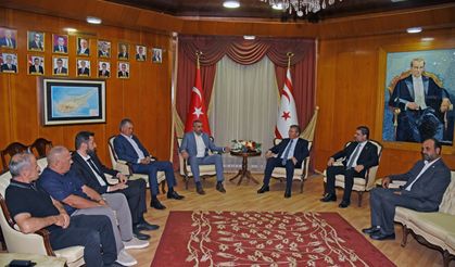 Başbakan Üstel, Hür-İş Federasyonu heyetini kabul etti