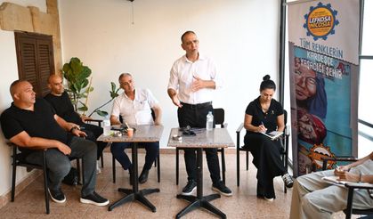 LTB Başkanı Harmancı, Zahra Sokak esnafı ile bir araya geldi