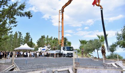 Yeşilova (Mandria) Şehitler Anıtı’nın temeli Karaoğlanoğlu’nda törenle atıldı