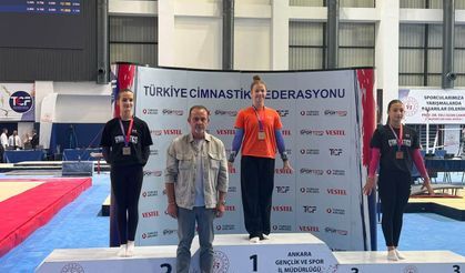 Cimnastikte ilk Türkiye Şampiyonluğumuz Kaleria’dan