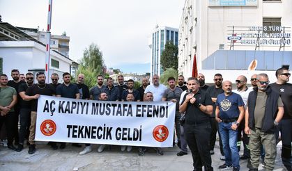 Tuğcu: “Taleplerimiz yerine getirilene kadar tüm bölgelerde ve Teknecik'te eylemlerimiz sürecek”