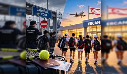 Gürcülere Larnaka yolu kapatıldı, Ercan yolu açıldı