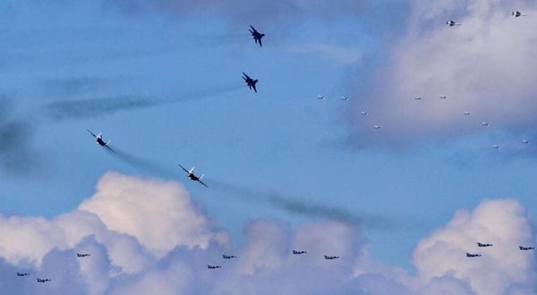 Güney Kore savaş uçakları acil havalandı