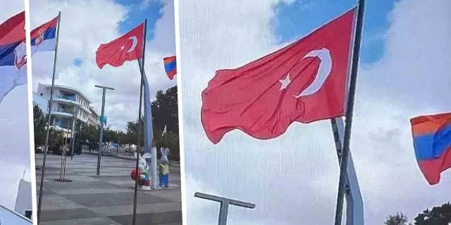 Baf’ta spor müsabakası nedeniyle göndere çekilen ve daha sonra indirilen Türk bayrağı konusunda açıklamalar…