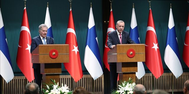 Erdoğan, Finlandiya'nın NATO üyeliğine onay sürecini başlatma kararı aldıklarını açıkladı
