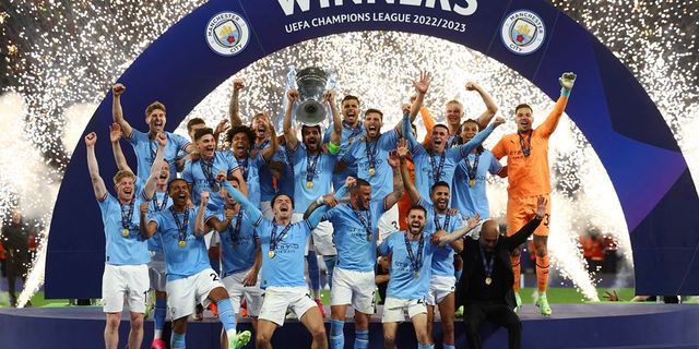 Şampiyonlar Ligi'nde kupa Manchester City'nin