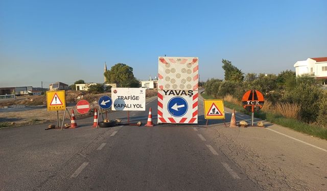 Karpaz-İskele Anayolu’nun bir kısmı asfaltlama nedeniyle kapalı...