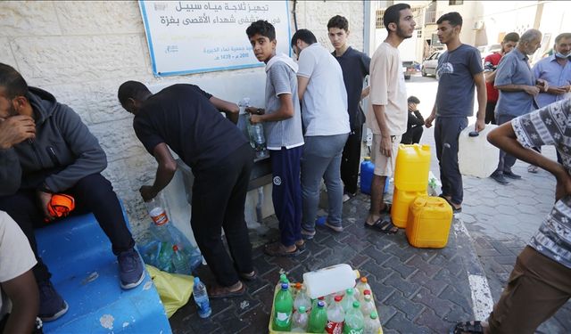 UNICEF: Gazze'de su tükendi, çocuklar kuyulardaki kirli suları kullanmak zorunda