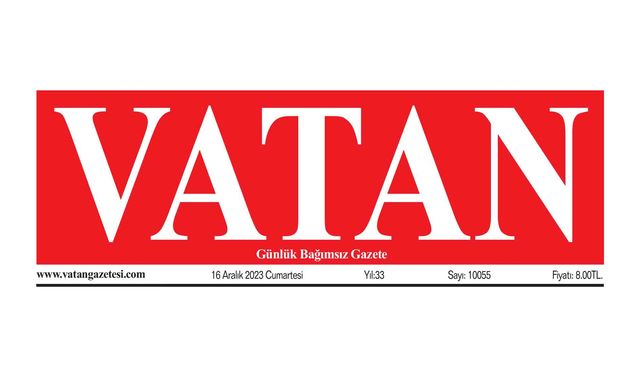 VATAN Manşet - 16 Aralık 2023