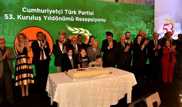 CTP 53 yaşında… CTP kuruluş yıl dönümünü resepsiyonla kutladı