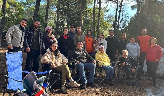 Kuksa Kampçılık Derneği, doğa severlere yönelik yılbaşı kampı düzenledi