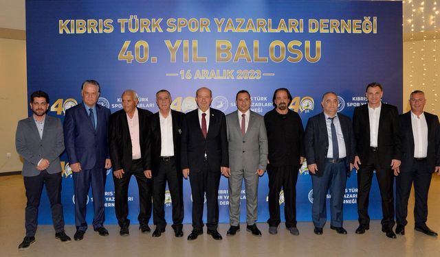 Cumhurbaşkanı Ersin Tatar, KTSYD’nin 40’ncı Yıl Balosu’na katıldı