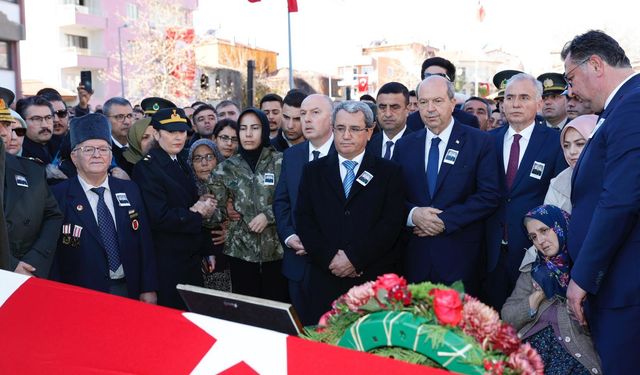 Cumhurbaşkanı Tatar, Denizli’de şehit cenaze törenine katıldı