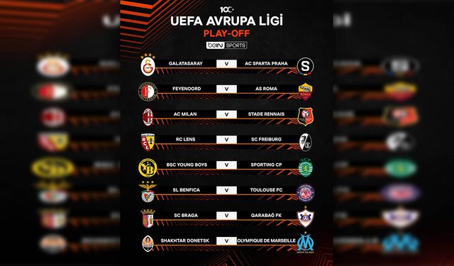 Galatasaray'ın UEFA Avrupa Ligi play-off turundaki rakibi belli oldu