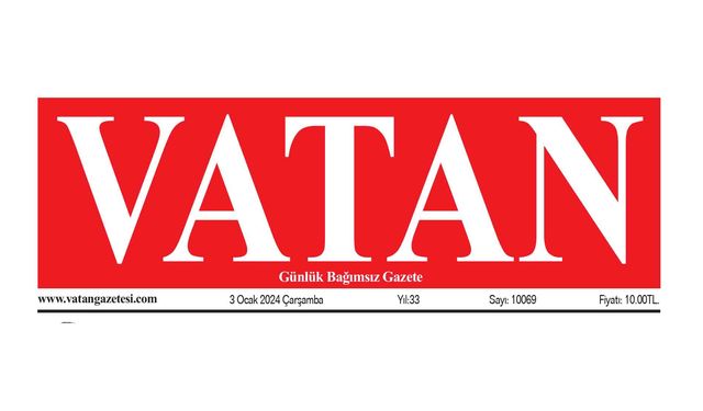 VATAN Manşet - 3 Ocak 2024