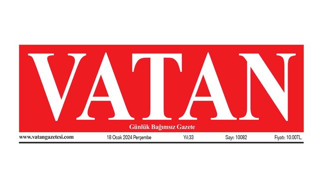 VATAN Manşet - 18 Ocak 2024