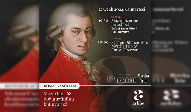 Mozart’ın 268. doğum yıldönümü nedeniyle konser düzenleniyor