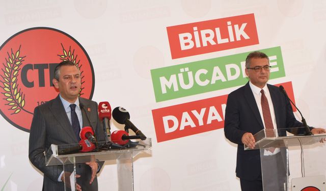 CHP ve CTP heyetleri bir araya geldi… Özel: “CHP olarak biz Kıbrıs Türkü'nün evet demediği hiçbir şeye evet demeyiz”