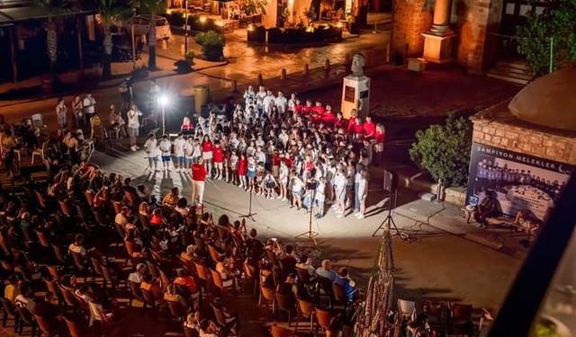 Kıbrıs, Bursa ve Antakya’dan çocuk ve gençler Gazimağusa'da konser verdi