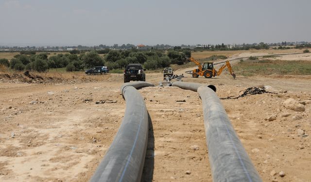 Değirmenlik Akıncılar Belediyesi, 3 bin 200 metre yeni su hattı döşedi