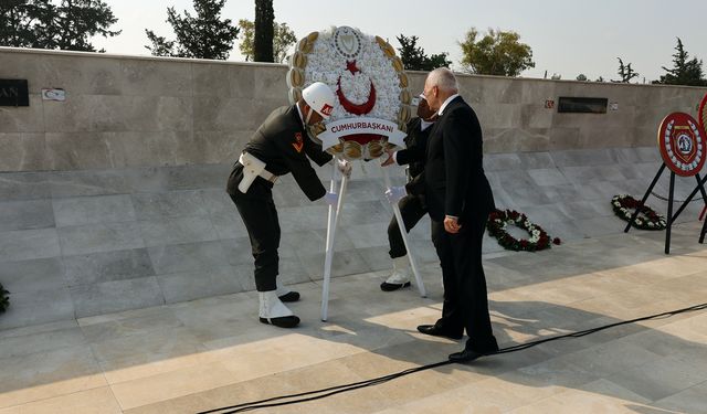 Beyarmudu şehitleri anıldı Töre: "Rum-Yunan ikilisi bizi Filistin zannetmesin"