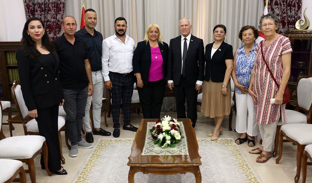 Meclisi Başkanı Töre, Mehmetçik – Büyükkonuk Belediye Başkanı Tuğlu’yu kabul etti