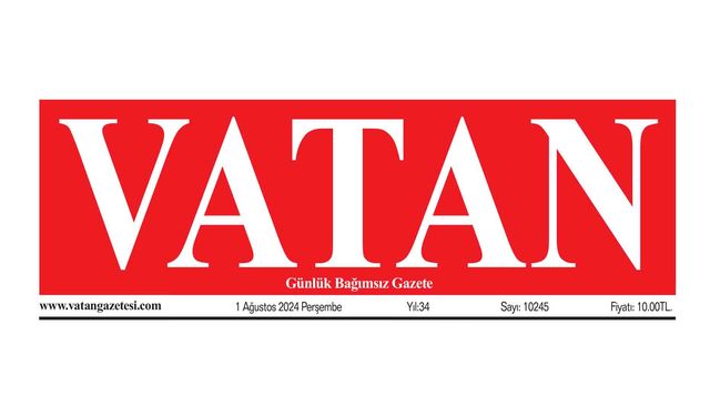 VATAN Manşet - 1 Ağustos 2024