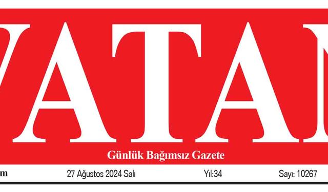 VATAN Manşet - 27 Ağustos 2024