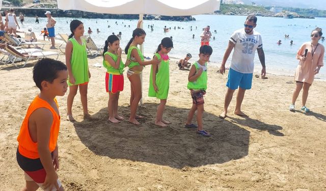 Girne’de çocuklara "survivor" yarışması yapıldı