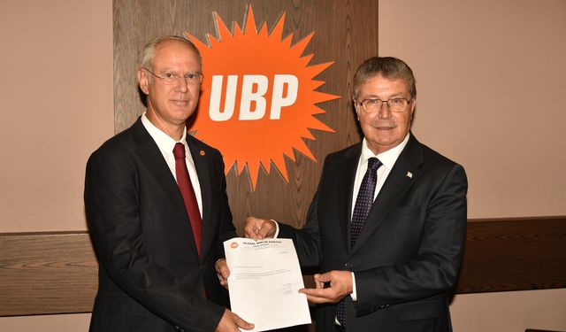 UBP Genel Başkanlığı adaylık başvurusunu yapan Üstel, "iktidar ve istikrar" vurgusu yaptı