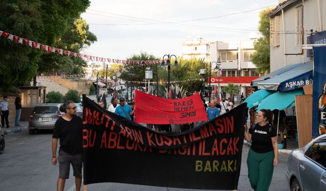 Anonim Gençlik, Baraka Kültür Merkezi ve Bağımsızlık Yolu 1 Eylül Dünya Barış Günü’nde eylem yaptı