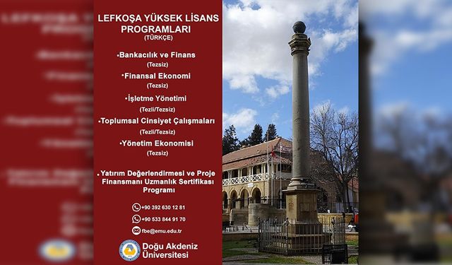 DAÜ'nün Lefkoşa'da yürütülen yüksek lisans programlarına kayıtlar başladı