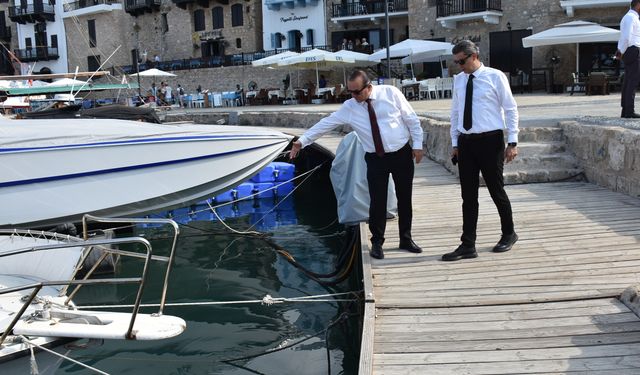 Ataoğlu: “Girne Antik Limandaki ahşap rıhtım yenilenecek”