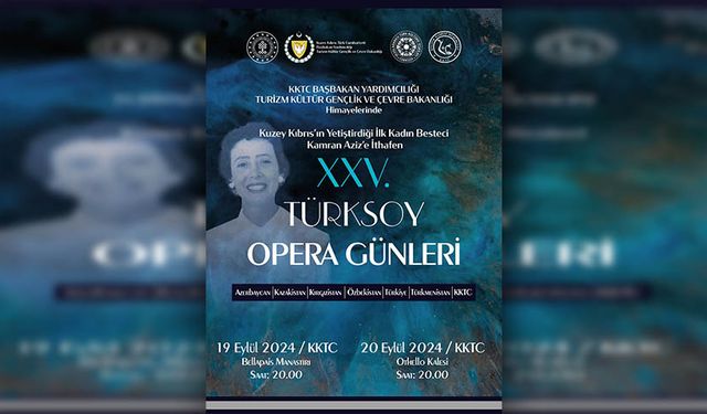 TÜRKSOY Opera Günleri 19 Eylül’de başlıyor