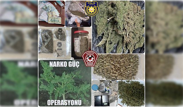 3 ilçede “Narko-Güç Operasyonu”… 4 kilo uyuşturucu ele geçirildi, 9 kişi tutuklandı