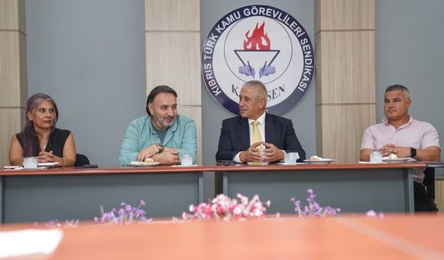 Taçoy, KAMUSEN’i ziyaret etti: “Diyalog hepimizin çıkarınadır”