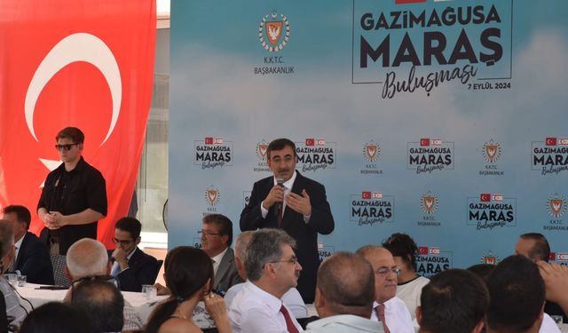 Başbakanlık Gazimağusa’da Cevdet Yılmaz’ın da katılımıyla “Gazimağusa Maraş Buluşması” etkinliği düzenledi