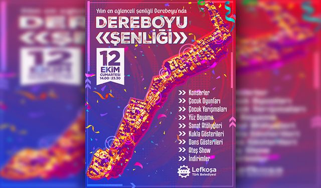 LTB organizasyonundaki “Dereboyu Şenliği” cumartesi…