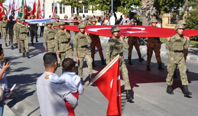 Türkiye Cumhuriyeti’nin 101. kuruluş yıldönümü Güzelyurt’ta kutlandı