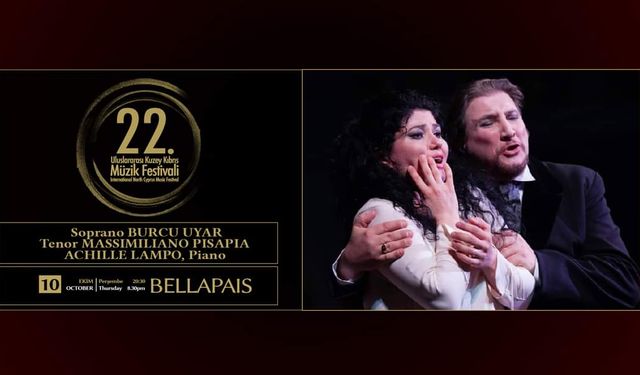 Uluslararası Kuzey Kıbrıs Müzik Festivali’nde  Massiımiliano Pisapia ve Soprano Burcu Uyar konser verecek