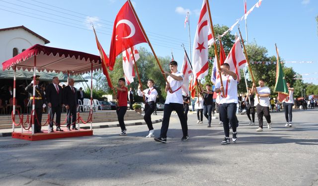 KKTC 41 yaşında…. Güzelyurt’ta da tören düzenlendi