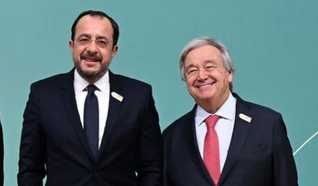 Hristodulidis Bakü’de Guterres ve Fidan ile bir araya geldi