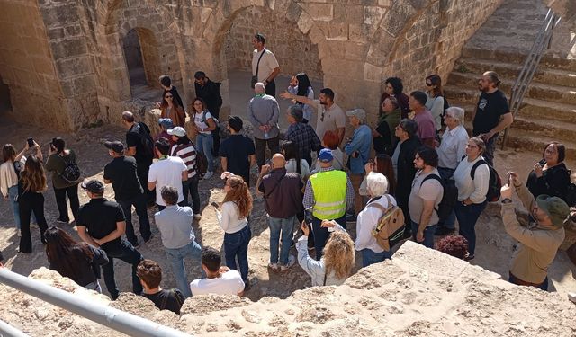 KKTC ve Güney Kıbrıs’tan mühendis ve mimar odaları Gazimağusa’da teknik gezi düzenledi